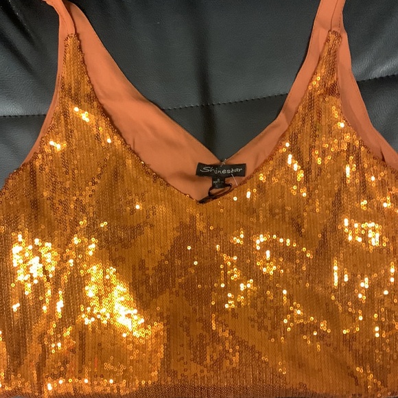 NWT Sleek Sequin Camisole - S/M - Picture 1 of 4